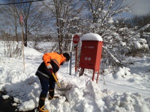 消防団消火栓雪掘り20121202-2